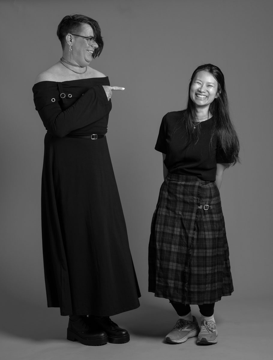 Portrait of Jaye and Tracey
