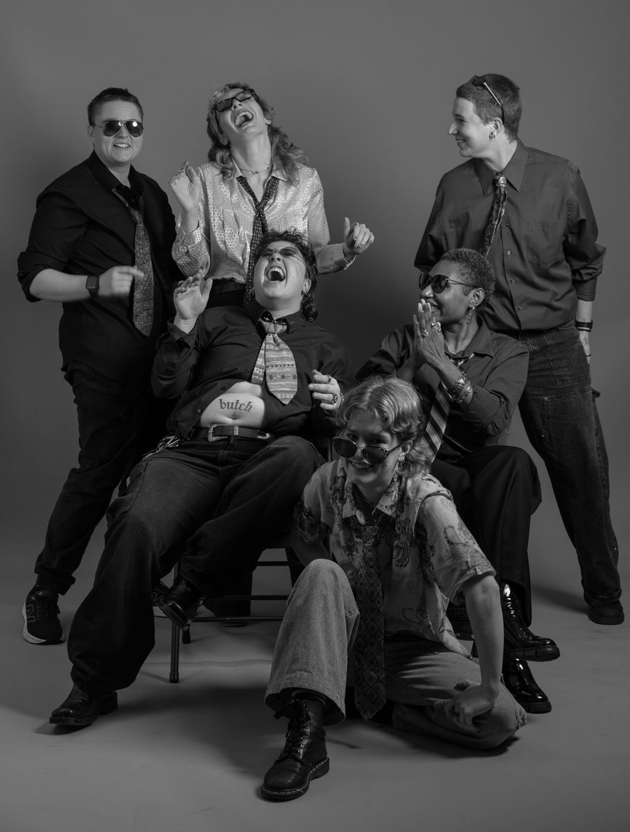 Portrait of Ezra and friends