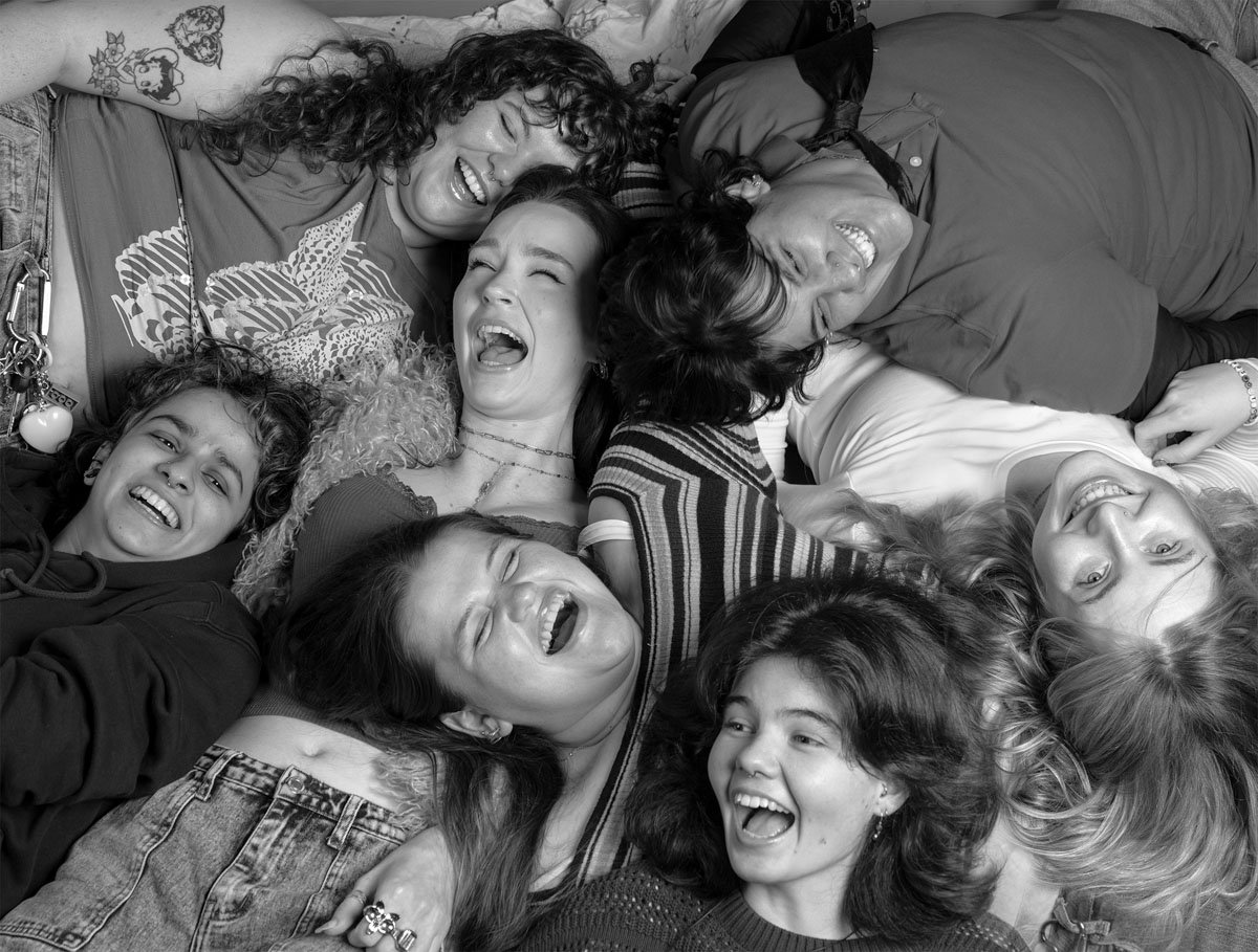 Portrait of Jasmine, Corah, Tiana, Belle, Robin, Casey and Kiara